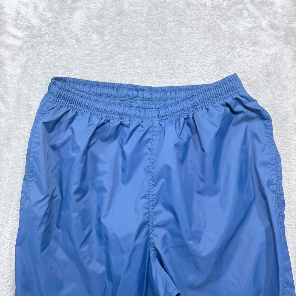 Nike Track Pants XL Blue Vintage Nylon Windbreaker Joggers Swoosh Logo